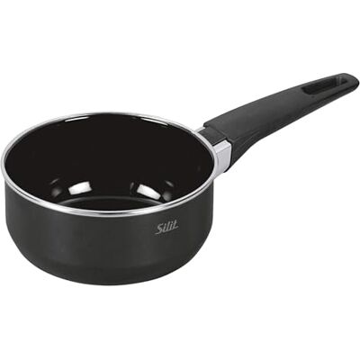 Silit Modesto Line steelpan zonder deksel, 16 cm, zwart Silit Modesto Line steelpan zonder deksel, 16 cm, zwart