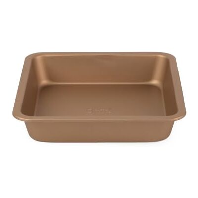 Russell Hobbs Opulence Vierkante taartvorm, 22 cm, ovenschaal, met antiaanbaklaag, eenvoudige reiniging, koolstofstaal, PFOA-vrij, ovenbestendig tot 220 °C, RH02148GEU7 Russell Hobbs Opulence Vierkante taartvorm, 22 cm, ovenschaal, met antiaanbaklaag, eenvoudige reiniging, koolstofstaal, PFOA-vrij, ovenbestendig tot 220 °C, RH02148GEU7