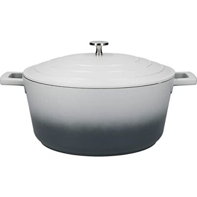 Master Class MasterClass Steelpan met deksel, groot 5 l/28 cm, licht gegoten aluminium, geschikt voor inductiekookplaten en oven, schaduwgrijs Master Class MasterClass Steelpan met deksel, groot 5 l/28 cm, licht gegoten aluminium, geschikt voor inductiekookplaten en oven, schaduwgrijs