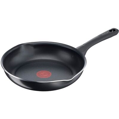 Tefal Day By Day On pan 28 cm met titanium antiaanbaklaag, thermische signaaluitgiet, diffusorvoet, diepe vorm, geschikt voor gas, keramisch, elektrisch, gemakkelijk te reinigen Tefal Day By Day On pan 28 cm met titanium antiaanbaklaag, thermische signaaluitgiet, diffusorvoet, diepe vorm, geschikt voor gas, keramisch, elektrisch, gemakkelijk te reinigen