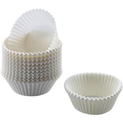 Kaiser Inspiration Muffin papieren vormpjes, 7 cm, vetbestendig, wit, 200 stuks Kaiser Inspiration Muffin papieren vormpjes, 7 cm, vetbestendig, wit, 200 stuks