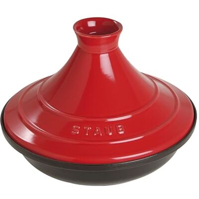 STAUB Tajine 28 cm gietijzer kersen STAUB Tajine 28 cm gietijzer kersen