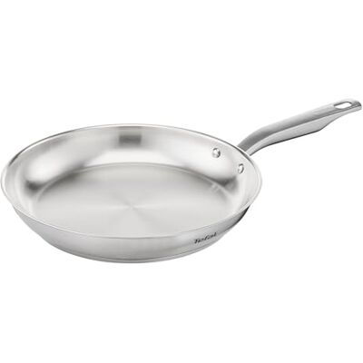 Tefal E49206 Virtuoso Koekenpan 28 cm, RVS (zonder coating) Geschikt voor alle warmtebronnen Poêle acier inoxydable pour saisie parfaite des viandes Base Thermo-Fusion pour cuisson homogène Compatible tous feux Tefal E49206 Virtuoso Koekenpan 28 cm, RVS (zonder coating) Geschikt voor alle warmtebronnen Poêle acier inoxydable pour saisie parfaite des viandes Base Thermo-Fusion pour cuisson homogène Compatible tous feux