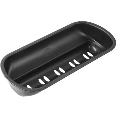 Dr. Oetker 1448 stollenvorm, brood, cake, christollen, gebak, Duitse specialiteit, roestvrij staal, zwart, 31 cm x 10 cm x 5 cm Dr. Oetker 1448 stollenvorm, brood, cake, christollen, gebak, Duitse specialiteit, roestvrij staal, zwart, 31 cm x 10 cm x 5 cm