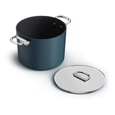 Joseph Joseph Space Kookpan 25 cm met deksel 8 l, inklapbare handgrepen, ruimtebesparend, inductie en oven, keramiek Joseph Joseph Space Kookpan 25 cm met deksel 8 l, inklapbare handgrepen, ruimtebesparend, inductie en oven, keramiek