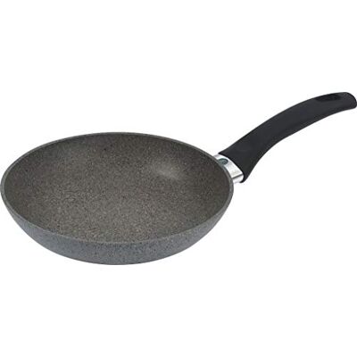 BALLARINI Ferrara Granitium pan met antiaanbaklaag, 20 cm, geschikt voor inductie met temperatuurregeling, aluminium BALLARINI Ferrara Granitium pan met antiaanbaklaag, 20 cm, geschikt voor inductie met temperatuurregeling, aluminium