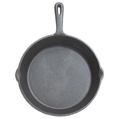 KitchenCraft Clearview Grillpan, gietijzer, effen, 24 cm KitchenCraft Clearview Grillpan, gietijzer, effen, 24 cm