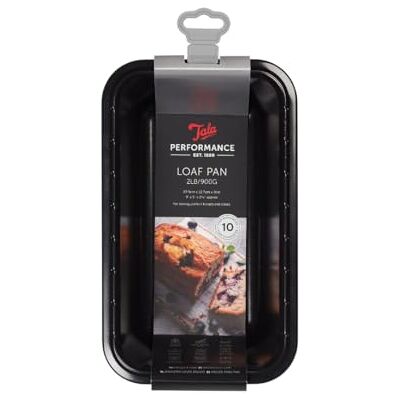 Tala Performance Broodvorm, 900 g, 24 x 14,4 cm, koolstofstaal, antiaanbaklaag, Whitford Eclipse, BPA-vrij en PFOA, voor bananenbrood en brood Tala Performance Broodvorm, 900 g, 24 x 14,4 cm, koolstofstaal, antiaanbaklaag, Whitford Eclipse, BPA-vrij en PFOA, voor bananenbrood en brood