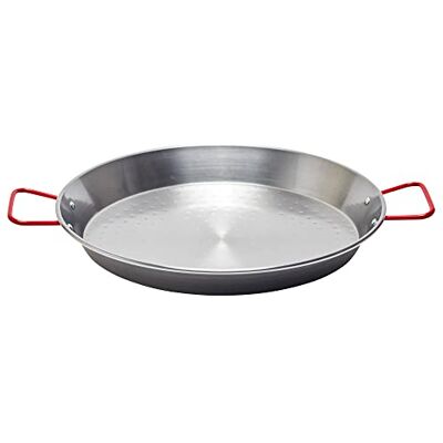 Garcima La Ideal Paella-pan van gepolijst staal, 36 cm Garcima La Ideal Paella-pan van gepolijst staal, 36 cm
