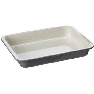 Zenker 7248 Special Cooking braadpan, email, grijs/crème, 40,5 x 29,5 x 6 cm Zenker 7248 Special Cooking braadpan, email, grijs/crème, 40,5 x 29,5 x 6 cm