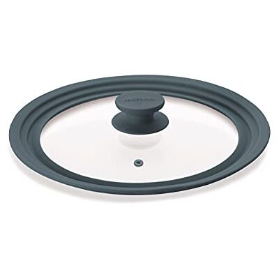 Tescoma Unicover Deksel, glas/siliconen, grijs, 24 x 26 x 28 cm Tescoma Unicover Deksel, glas/siliconen, grijs, 24 x 26 x 28 cm