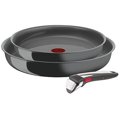 Tefal Ingenio Renew pannenset 24 en 28 cm met afneembare handgreep, 2 stuks Tefal Ingenio Renew pannenset 24 en 28 cm met afneembare handgreep, 2 stuks