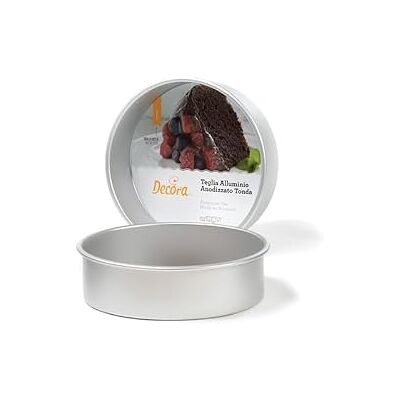 Decora 0062620 bakvorm rond aluminium geanodiseerd Ø cm 10 x 7,5 H Decora 0062620 bakvorm rond aluminium geanodiseerd Ø cm 10 x 7,5 H