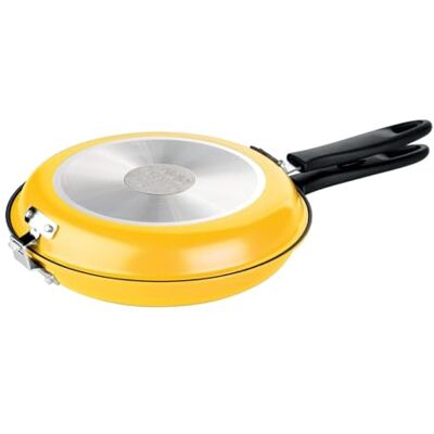 Tescoma PRESTO Dubbele pan Ø 26 cm I Veelzijdige 2-in-1 pan met antiaanbaklaag I Ideaal voor omeletten, deegballen en meer I Vaatwasmachinebestendig I Onderhoudsvriendelijk Tescoma PRESTO Dubbele pan Ø 26 cm I Veelzijdige 2-in-1 pan met antiaanbaklaag I Ideaal voor omeletten, deegballen en meer I Vaatwasmachinebestendig I Onderhoudsvriendelijk