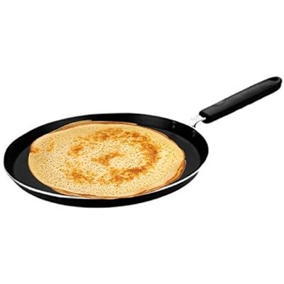 IBILI SARTEN INDUBASIC pannenkoeken 23 cm, roestvrij staal, zwart IBILI SARTEN INDUBASIC pannenkoeken 23 cm, roestvrij staal, zwart