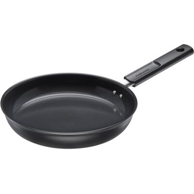 Fiskars Braadpan, Hard Face, diameter 24 cm, geschikt voor alle warmtebronnen, antiaanbaklaag, krasbestendig, aluminium/kunststof, zwart, 1075458 Fiskars Braadpan, Hard Face, diameter 24 cm, geschikt voor alle warmtebronnen, antiaanbaklaag, krasbestendig, aluminium/kunststof, zwart, 1075458