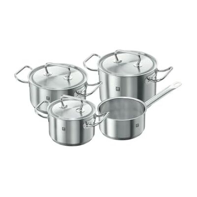 ZWILLING Kochtopf-Set, 4-tlg, 3 Deckel, Induktionsgeeignet, Edelstahl, Twin Classic ZWILLING Kochtopf-Set, 4-tlg, 3 Deckel, Induktionsgeeignet, Edelstahl, Twin Classic