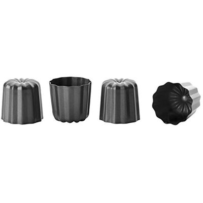 IBILI 828800 kaneelvorm 4 U, staal, zwart, 6 x 6 x 5 cm IBILI 828800 kaneelvorm 4 U, staal, zwart, 6 x 6 x 5 cm