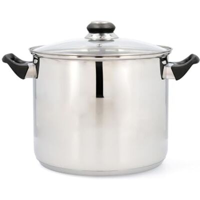 Quid Roestvrijstalen pan 22 x 18 cm 680 cl sodo geschikt voor glaskeramiek, inductie, handgrepen of handgrepen van bakeliet Quid Roestvrijstalen pan 22 x 18 cm 680 cl sodo geschikt voor glaskeramiek, inductie, handgrepen of handgrepen van bakeliet