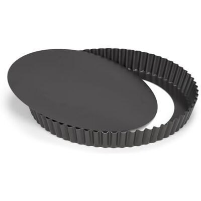 patisse 2949 taartvorm, antiaanbaklaag, afneembare bodem, gecoat staal, antracietgrijs, 30 cm patisse 2949 taartvorm, antiaanbaklaag, afneembare bodem, gecoat staal, antracietgrijs, 30 cm