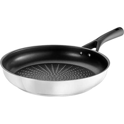 Pyrex Expert Inox zwart en grijs, 24 cm, zwart en grijs Pyrex Expert Inox zwart en grijs, 24 cm, zwart en grijs