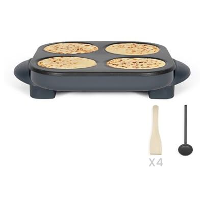 Livoo Mini crêpe party DOC266G 4 x Ø 12 cm, 500 W, antiaanbaklaag Livoo Mini crêpe party DOC266G 4 x Ø 12 cm, 500 W, antiaanbaklaag