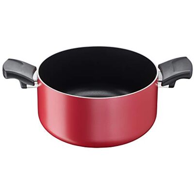 Lagostina Cucina Mediterranea diepe braadpan, antiaanbaklaag, 2 handgrepen, aluminium Lagostina Cucina Mediterranea diepe braadpan, antiaanbaklaag, 2 handgrepen, aluminium