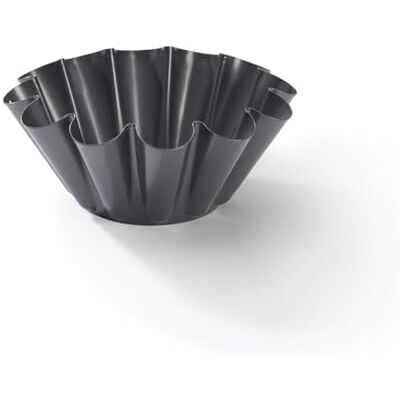 DE BUYER Bakvorm van staal met antiaanbaklaag, diameter 22 cm, 12 zijden, zwart DE BUYER Bakvorm van staal met antiaanbaklaag, diameter 22 cm, 12 zijden, zwart