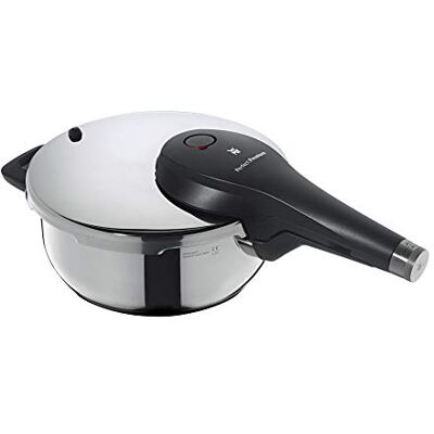 WMF Perfect Premium One Pot snelkookpan inductie 3 l, snelkookpan 22 cm, Cromargan roestvrij staal gepolijst, 2 kookstanden, alles-in-één knop WMF Perfect Premium One Pot snelkookpan inductie 3 l, snelkookpan 22 cm, Cromargan roestvrij staal gepolijst, 2 kookstanden, alles-in-één knop