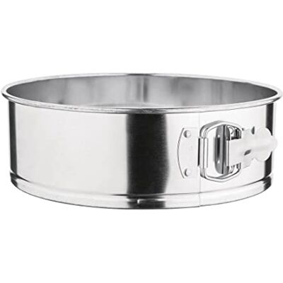 Vogue E846 taartvorm met veer, rond, 9 x 22 cm, zilverkleurig Vogue E846 taartvorm met veer, rond, 9 x 22 cm, zilverkleurig
