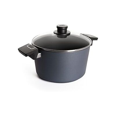 Woll Norbert Diamond Lite 124DPIL Kookpan van gegoten aluminium, rond, 24 x 24 cm, grijs/blauw Woll Norbert Diamond Lite 124DPIL Kookpan van gegoten aluminium, rond, 24 x 24 cm, grijs/blauw