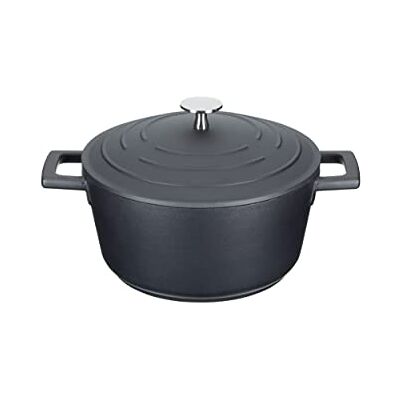 Master Class MasterClass Cast Aluminium 2,5 L ronde braadpan met deksel Master Class MasterClass Cast Aluminium 2,5 L ronde braadpan met deksel