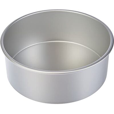 IBILI 815125 bakvorm, rond, extra diep, 25 x 10 cm, aluminium, geanodiseerd, zilver IBILI 815125 bakvorm, rond, extra diep, 25 x 10 cm, aluminium, geanodiseerd, zilver