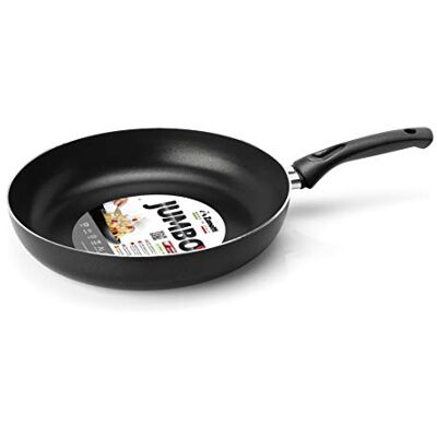 Zanetti jumbo pan 24 cm diameter zwart Zanetti jumbo pan 24 cm diameter zwart
