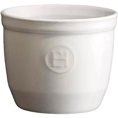 Emile Henry Eh111008 Le N°8 ovenschaal, keramiek, 8,5 x 8,5 x 7 cm, wit Emile Henry Eh111008 Le N°8 ovenschaal, keramiek, 8,5 x 8,5 x 7 cm, wit