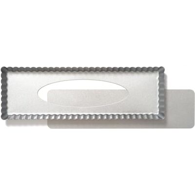 Decora , 0070026 taartvorm met de afmetingen 35 x 11 x 2,5 cm met beweegbare bodem van staal met antiaanbaklaag, smal, rechthoekig, vergemakkelijkt het losmaken van taarten, professioneel design Decora , 0070026 taartvorm met de afmetingen 35 x 11 x 2,5 cm met beweegbare bodem van staal met antiaanbaklaag, smal, rechthoekig, vergemakkelijkt het losmaken van taarten, professioneel design