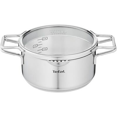 Tefal H85244 Nordica kookpan 20 cm Dubbele handgrepen Geschikt voor alle warmtebronnen Tefal H85244 Nordica kookpan 20 cm Dubbele handgrepen Geschikt voor alle warmtebronnen