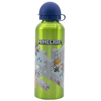 Stor ALUMINIUM FLES VOOR KINDEREN VAN 530 ML MINECRAFT ISOMETRIC Stor ALUMINIUM FLES VOOR KINDEREN VAN 530 ML MINECRAFT ISOMETRIC
