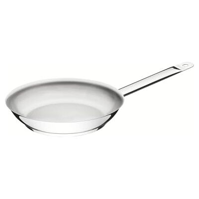 Tramontina Pan van roestvrij staal, Ø 30 cm, roestvrij staal 18/10, koekenpan niet gecoat, vaatwasmachinebestendig, inductie Tramontina Pan van roestvrij staal, Ø 30 cm, roestvrij staal 18/10, koekenpan niet gecoat, vaatwasmachinebestendig, inductie
