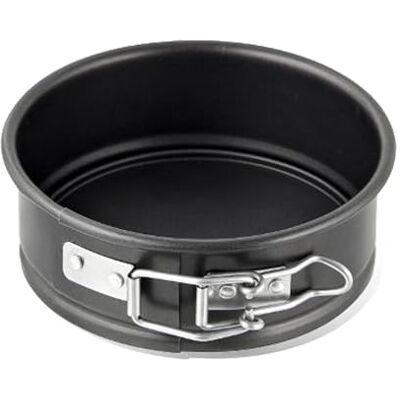 Zenker 7680 springvorm 12,5 cm X 4,5 cm SPECIAAL MINI, kleine bakvorm met platte bodem van plaatstaal, ronde cakevorm met antiaanbaklaag (kleur zwart), hoeveelheid: 1 stuk Zenker 7680 springvorm 12,5 cm X 4,5 cm SPECIAAL MINI, kleine bakvorm met platte bodem van plaatstaal, ronde cakevorm met antiaanbaklaag (kleur zwart), hoeveelheid: 1 stuk