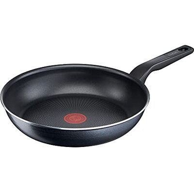 Rowenta Tefal C38506 XL Force koekenpan, 28 cm, met anti-aanbaklaag, hittesignaal, bestendig, robuust, diffusiepanbodem, extra brede vorm, stabiele handgreep, zwart Rowenta Tefal C38506 XL Force koekenpan, 28 cm, met anti-aanbaklaag, hittesignaal, bestendig, robuust, diffusiepanbodem, extra brede vorm, stabiele handgreep, zwart