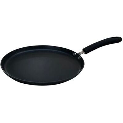 Sitram 714599 pannenkoekenpan van geperst aluminium, zwart, Ø 28 cm, Whitford Xylan antiaanbaklaag, 2-laags, PFOA-vrij, hittebestendige soft-touch handgreep, voor alle warmtebronnen behalve inductie Sitram 714599 pannenkoekenpan van geperst aluminium, zwart, Ø 28 cm, Whitford Xylan antiaanbaklaag, 2-laags, PFOA-vrij, hittebestendige soft-touch handgreep, voor alle warmtebronnen behalve inductie