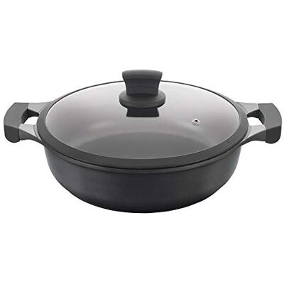 Metaltex XPERT Lage braadpan van gegoten aluminium, 30 cm, anti-aanbaklaag ILAG 3-laags, Full Induction, geschikt voor alle warmtebronnen Metaltex XPERT Lage braadpan van gegoten aluminium, 30 cm, anti-aanbaklaag ILAG 3-laags, Full Induction, geschikt voor alle warmtebronnen