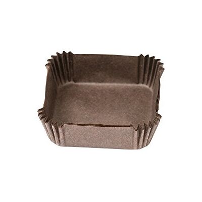 Decora 0339776 CF. 1500 kleine vierkante bakvormen bruin 35 x 35 x H 15 mm, Carta da Forno, meerkleurig Decora 0339776 CF. 1500 kleine vierkante bakvormen bruin 35 x 35 x H 15 mm, Carta da Forno, meerkleurig