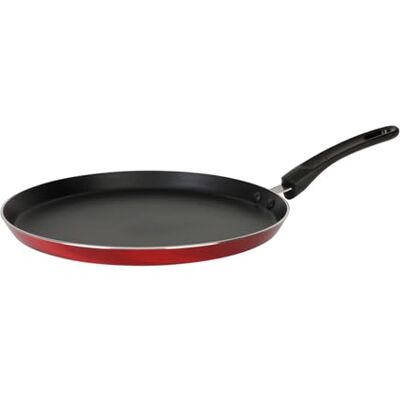 Sitram 712389 Cherry geperste aluminium pannenkoekenpan, diameter 28 cm, anti-aanbaklaag, kleur: metallic rood, pannenkoekenpan voor alle warmtebronnen, inclusief inductie Sitram 712389 Cherry geperste aluminium pannenkoekenpan, diameter 28 cm, anti-aanbaklaag, kleur: metallic rood, pannenkoekenpan voor alle warmtebronnen, inclusief inductie