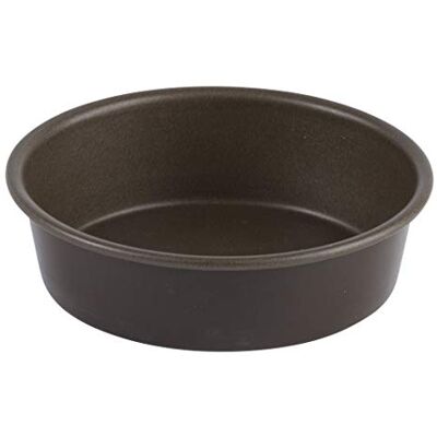 Gobel Ronde bakvorm effen Staal Dubbellaagse antiaanbaklaag Ø 24 cm, bruin Gobel Ronde bakvorm effen Staal Dubbellaagse antiaanbaklaag Ø 24 cm, bruin