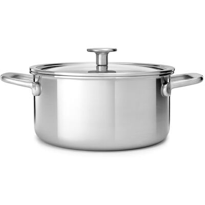 KitchenAid Meerlaags roestvrij staal, 3-laags, 24 cm, pan met deksel KitchenAid Meerlaags roestvrij staal, 3-laags, 24 cm, pan met deksel