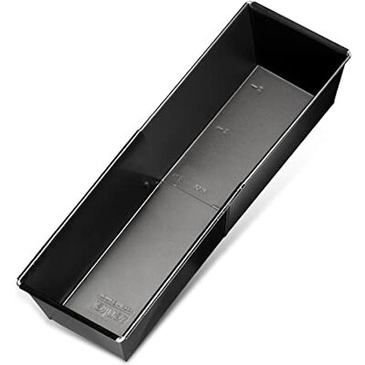 Zenker 6518 bakvorm, uitbreidbaar, bakvorm, bakvorm van roestvrij staal, zwart, 28/40 x 16 x 10 cm Zenker 6518 bakvorm, uitbreidbaar, bakvorm, bakvorm van roestvrij staal, zwart, 28/40 x 16 x 10 cm