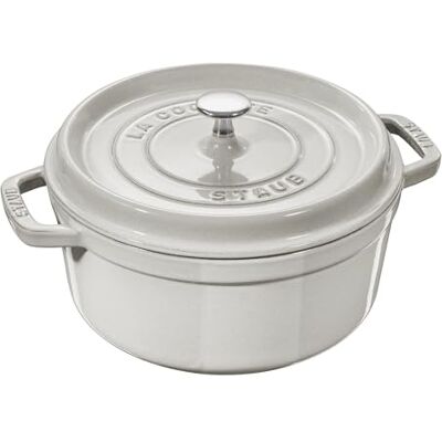 STAUB Ronde braadpan met witte truffel, maat 24 cm STAUB Ronde braadpan met witte truffel, maat 24 cm