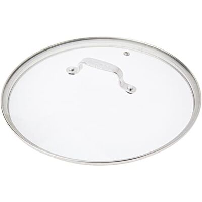 Tefal Jamie Oliver B89987 Glazen deksel 28 cm met roestvrijstalen rand stoomuitlaat ventiel overloopbeveiliging vaatwasserbestendig Exclusieve Jamie Oliver gravure op dekselgreep transparant Tefal Jamie Oliver B89987 Glazen deksel 28 cm met roestvrijstalen rand stoomuitlaat ventiel overloopbeveiliging vaatwasserbestendig Exclusieve Jamie Oliver gravure op dekselgreep transparant